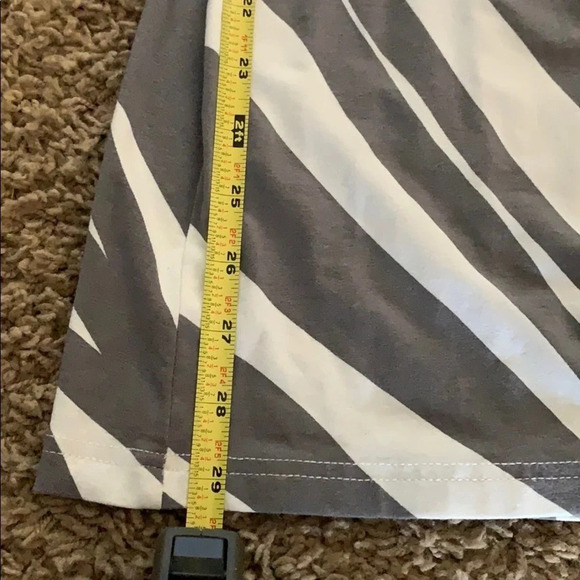 Gray and White Striped Dress - Picture 9 of 10